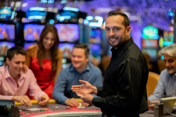 MSC live dealer studio with multiple blackjack tables